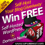 Self-Host Your Blog Giveaway: Win FREE Self-Hosted WordPress Hosting + Domain Name